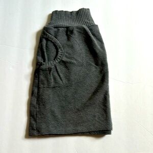 Girls Charcoal Grey Knit Skirt with Pockets!